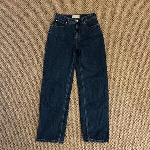Everlane The Curvy Hourglass Way-High Jean sz 26, 29.5" Inseam, Vintage Indigo